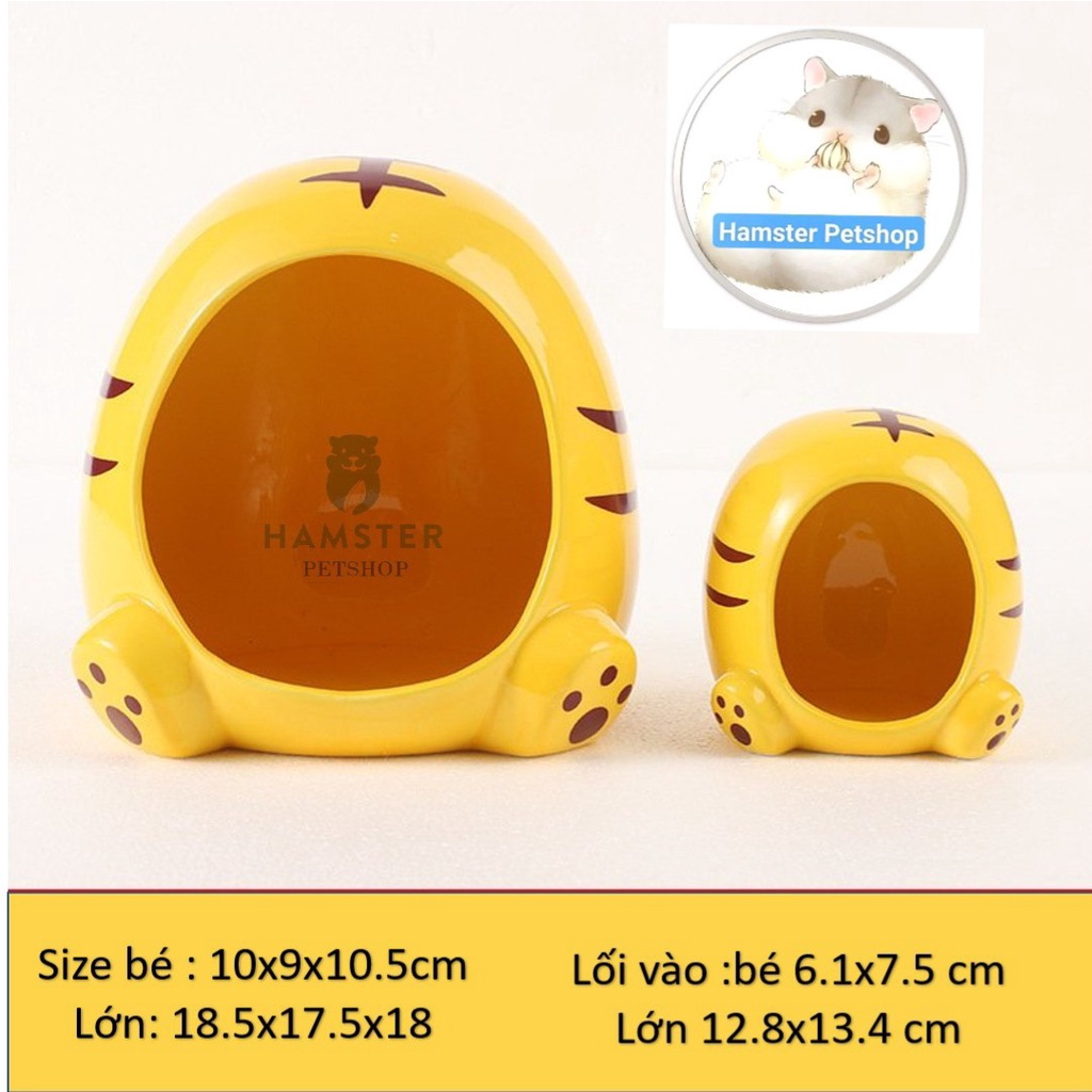 Nhà ngủ sứ gà cho Hamster, sóc, nhím