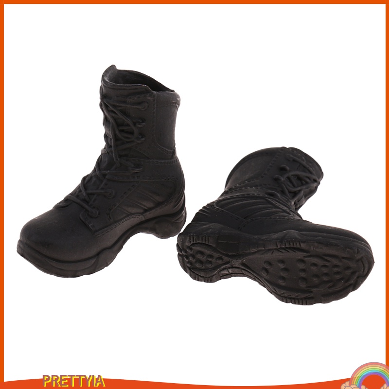 [PRETTYIA]1/6 Scale   Shoes Combat Boots Tactical Boots for 12\" Phicen Figures