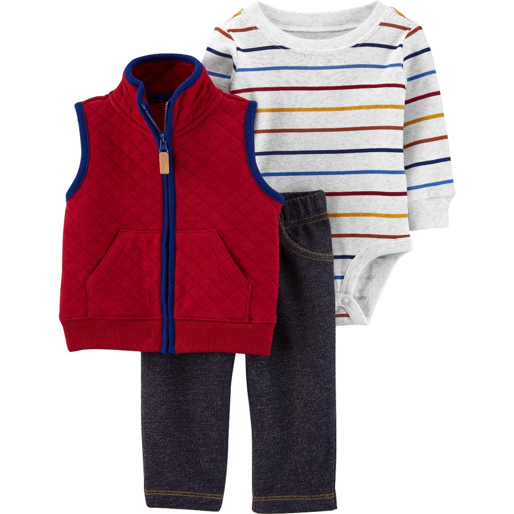 CHỌN MẪU LINK 2- body chip bé trai cổ tròn cổ trụ bộ áo liền quần bodysuit dài tay xuất dư tách set không kèm quần áo