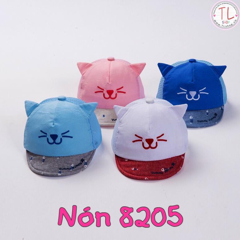 NÓN TRẺ EM - NÓN LƯỠI TRAI TAI MÈO XINH XẮN