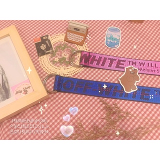Thắt lưng vải off white