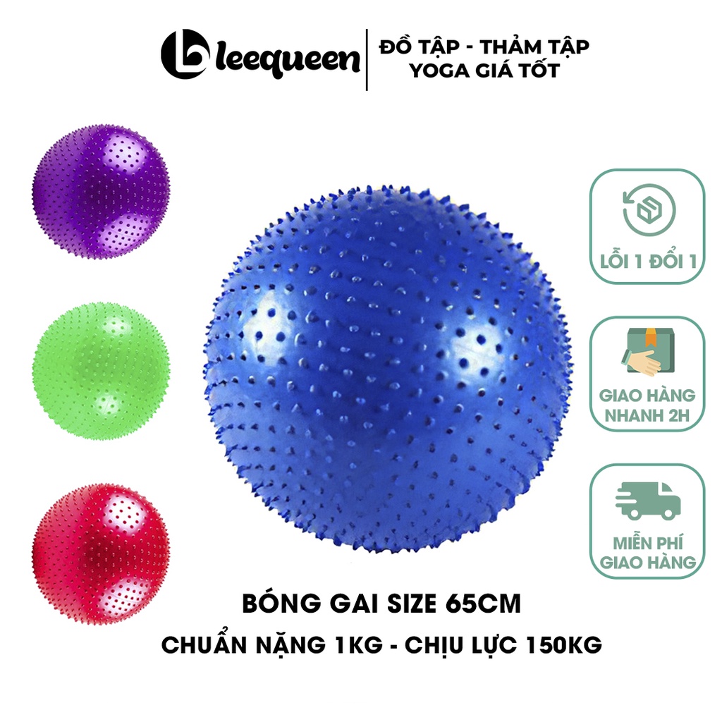 Bóng tập yoga - gym có gai 75cm giúp cơ thể luôn khỏe mạnh và dẻo dai Hương Thơm EvaYoga