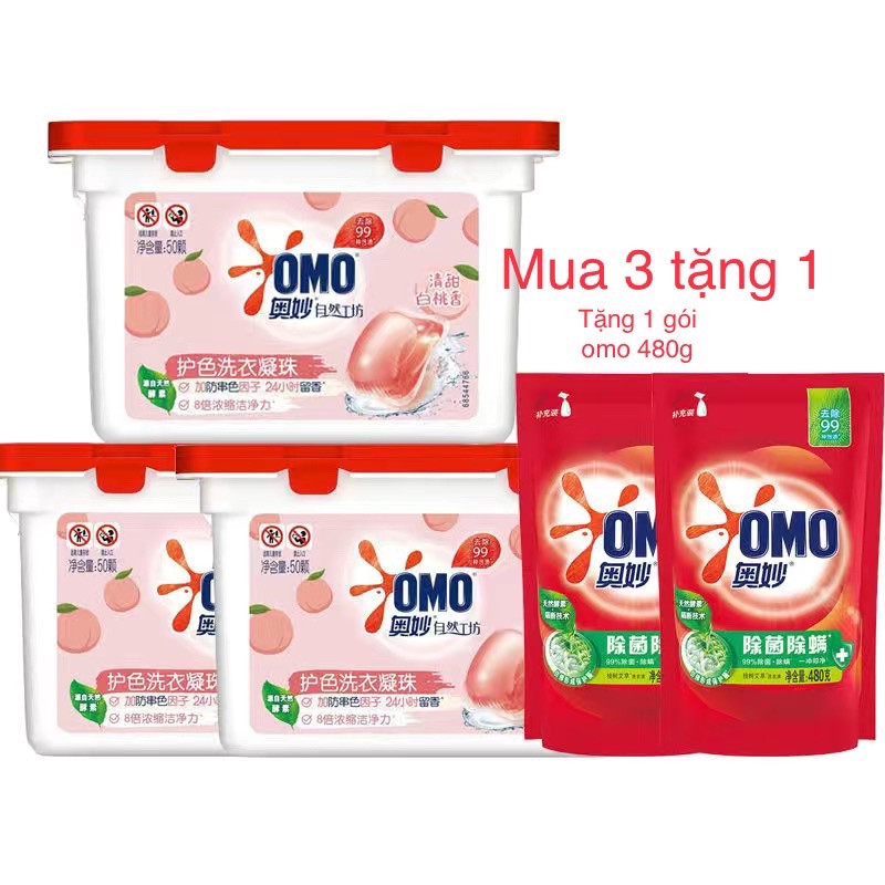 🌸🌸🌸Viên  giặt OMO hương thơm ngất ngây