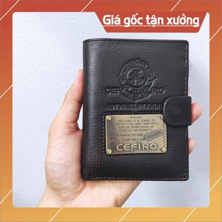 Ví Đứng Nam Da Thật ♥️FREESHIP♥️ ( ảnh thật 100% da thật )