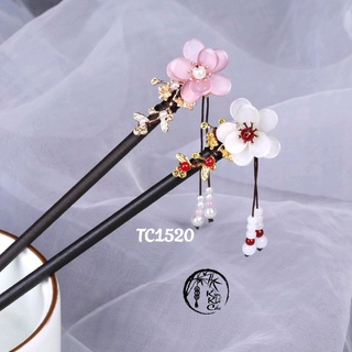 Trâm cài tóc bằng gỗ phong cách cổ phong dành cho bạn nữ