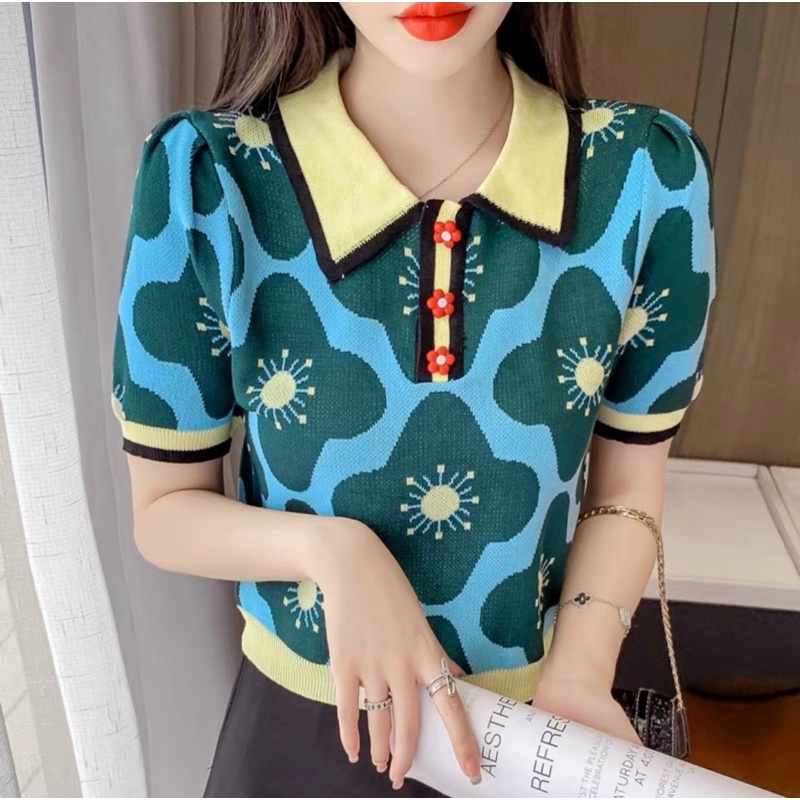 Áo len mongtoghi hoa cổ đức | BigBuy360 - bigbuy360.vn
