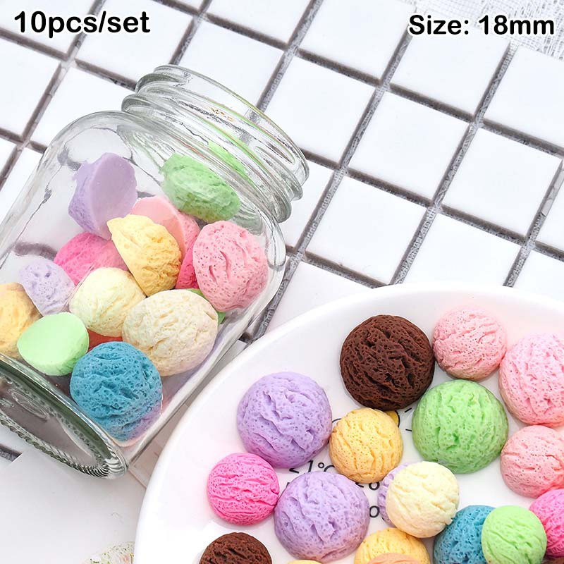 Set 10 phụ kiện xinh xắn dùng để trang trí điện thoại đồ thủ công