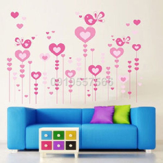 decal tim nhỏ