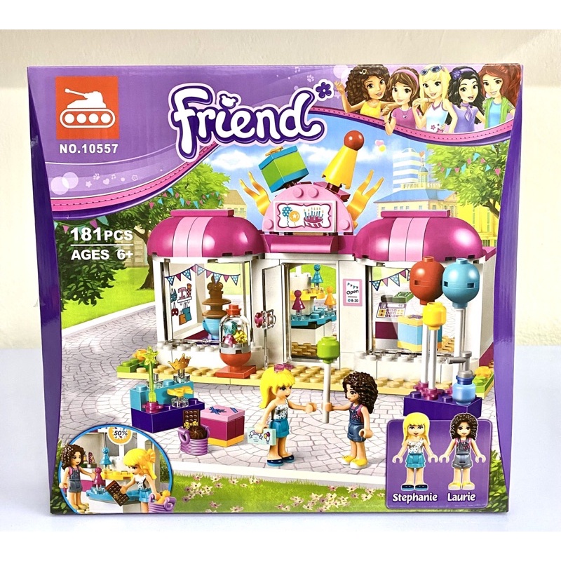 Đồ chơi lego friend tiệm bánh ngọt sinh nhật bela 10557