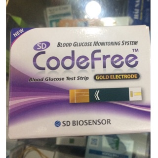 Que thử đường huyết SD Code free- Bio Sensor 50 que/ hộp ( Hàng chính hãng)
