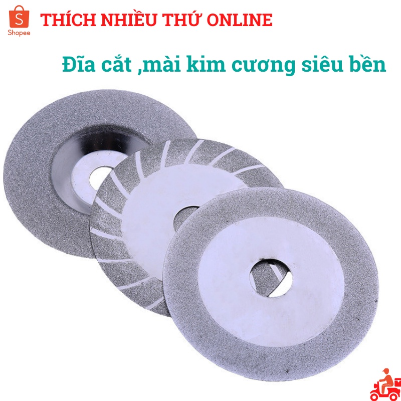 Đĩa cắt kim cương 100MM XỊN , Đĩa Mài Mạ Kim Cương 100mm 4 INCH