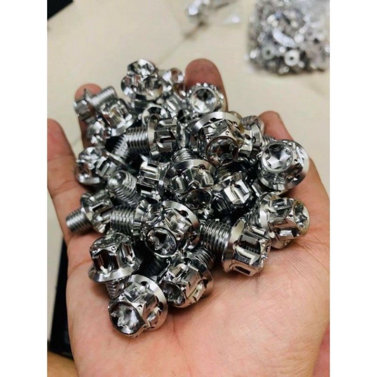 Ốc chân kiếng Inox 304 Gắn Tất Cả Dòng Xe