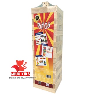 Trò Chơi Rút Gỗ 54 Thanh Kèm Xúc Xắc