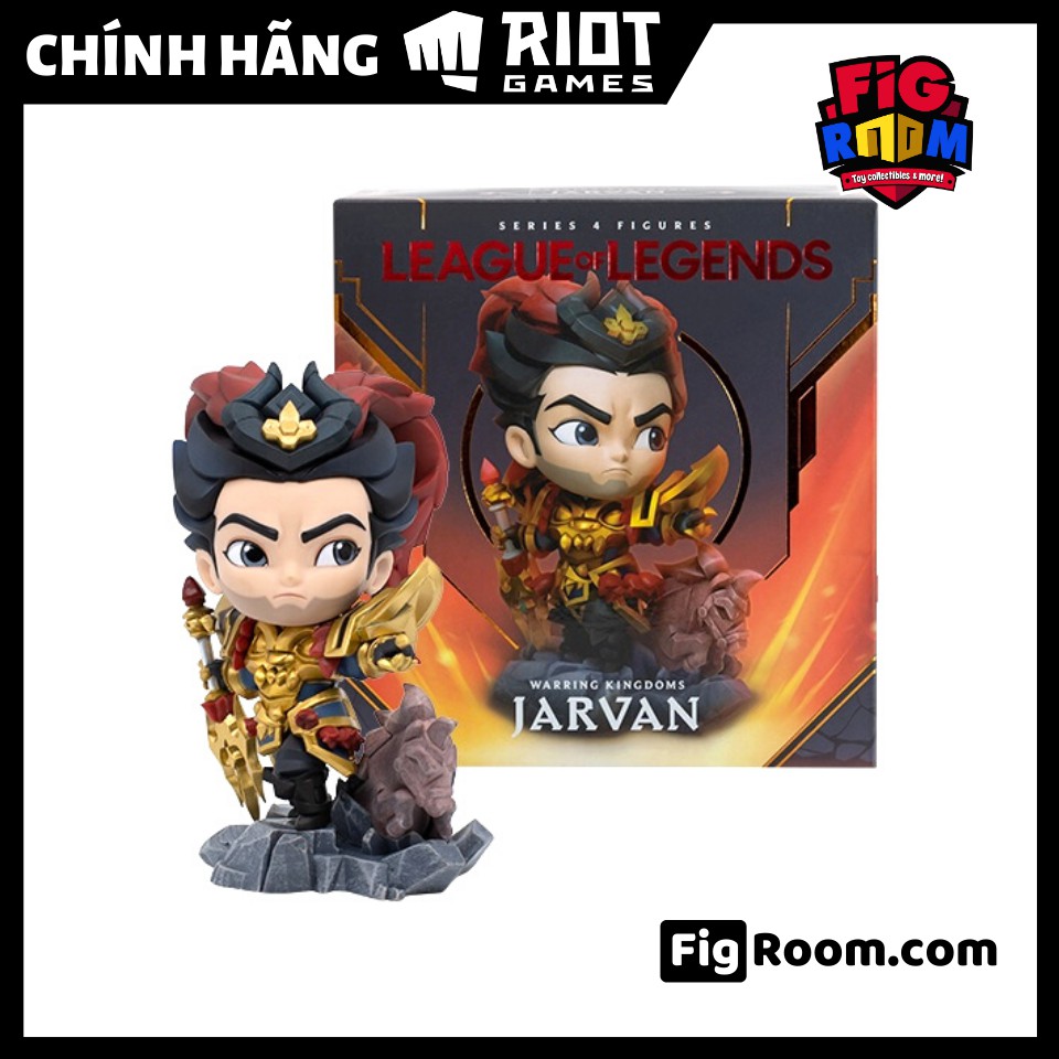 Mô hình Jarvan Lữ Bỗ 14cm - Warring Kingdoms Jarvan IV Figure - Mô hình Liên Minh Huyền Thoại chính hãng Riot