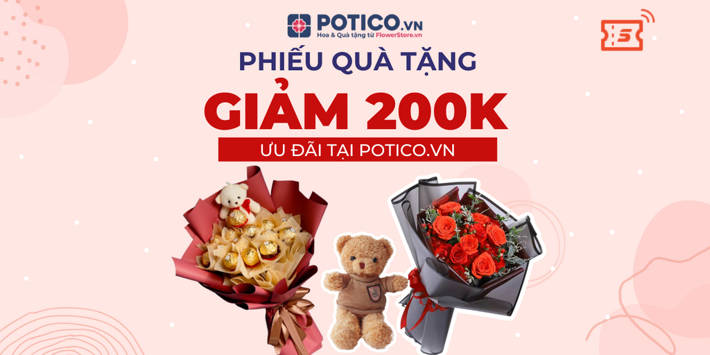 [Evoucher] Mã giảm 200K cho mọi sản phẩm trên Flowerstore.vn