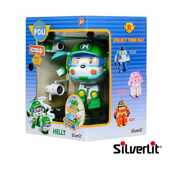HELLY 83096 Biến Hình + Đèn + Chạy Trớn - Poli và các bạn - Đội xe cứu hộ - Robocar Poli