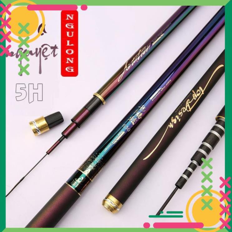 Cần câu tay 5h dạ nguyệt carbon cao cấp độ dài từ 3m6 đến 6m3