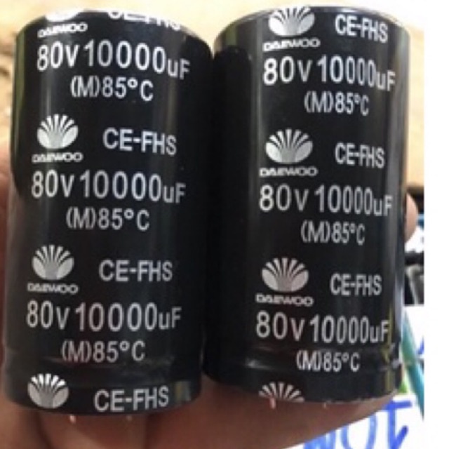 2    Tụ    Hoá     10000uf 80V    DAEWOO