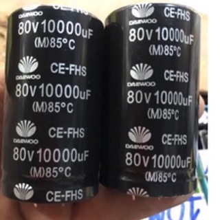 2 tụ hoá 10000uf 80v daewoo