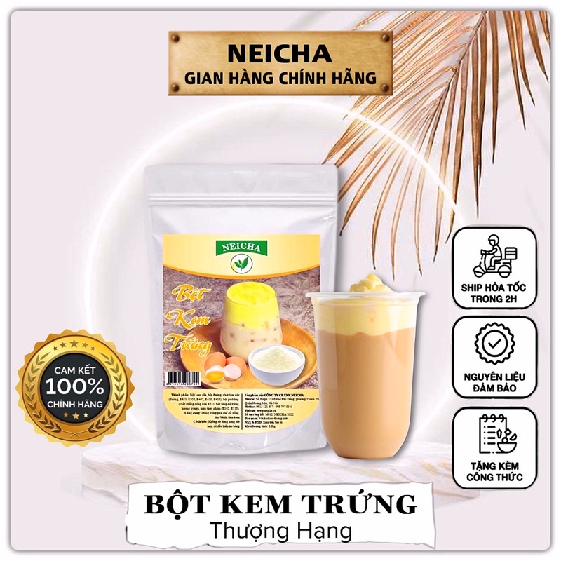 Bột Kem Trứng Neicha/ Nguyên liệu pha chế ĐỒ UỐNG, LÀM BÁNH thơm ngon béo ngậy.