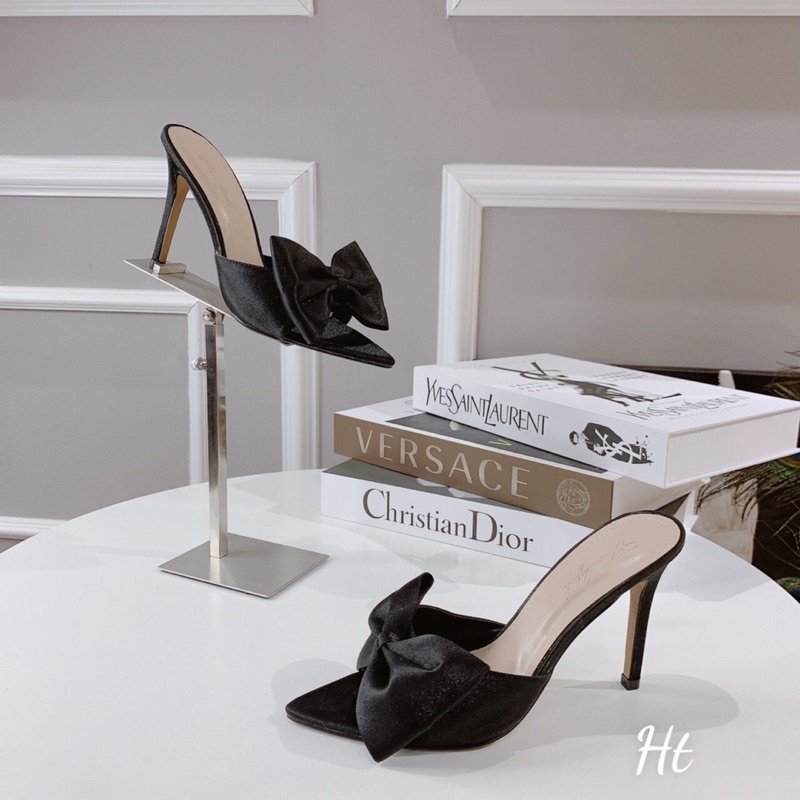 ❄️ HÀNG CÓ SẴN❄️ Guốc nơ xinh gót nhọn 9cm