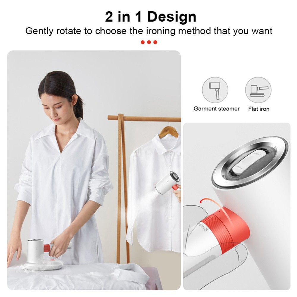 Bàn là Bàn ủi hơi nước cầm tay 2 trong 1 Deerma DEM-HS218 / HS200 Xiaomi  Youpin - Minh Tín Shop