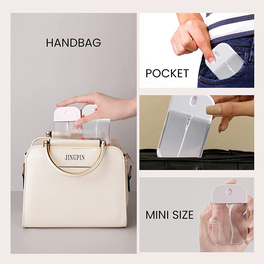 Bình Xịt Mini Bằng Nhựa Có Thể Bơm Lại Tiện Dụng Đựng Tinh Dầu / Nước Hoa / Nước Hoa Mang Theo Du Lịch