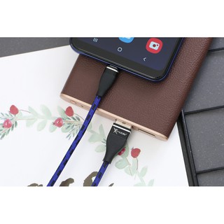 Cáp sạc Micro 2m xmobile LTMP Xanh navy