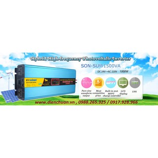 Kích điện pin mặt trời 3 trong 1 Suoer 24V 1500VA