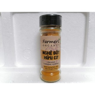 [Lọ TT – 40g] NGHỆ BỘT HỮU CƠ [VN] FARMERS Organic Turmeric Powder (vpp-hk)