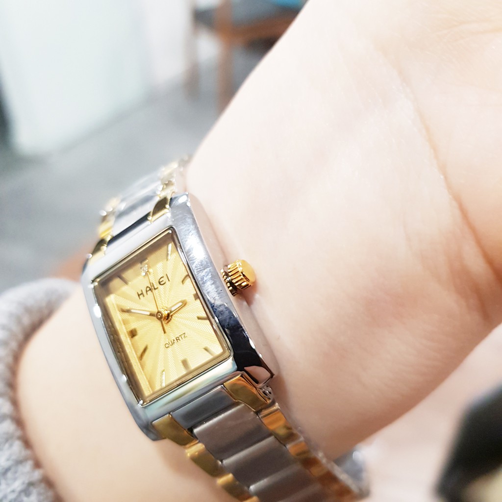 Đồng hồ nữ Halei dây kim loại không gỉ , chống nước , chống xước tuyệt đối chính hãng Tony Watch 68 | BigBuy360 - bigbuy360.vn