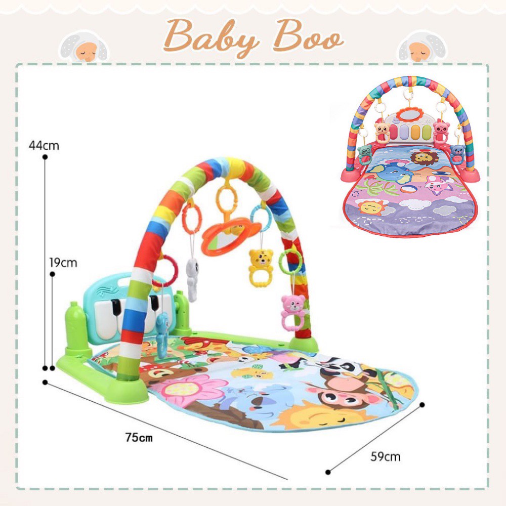 Thảm Nhạc Đàn Piano Cho Bé Nằm Chơi có bảo hành [ babyboo]