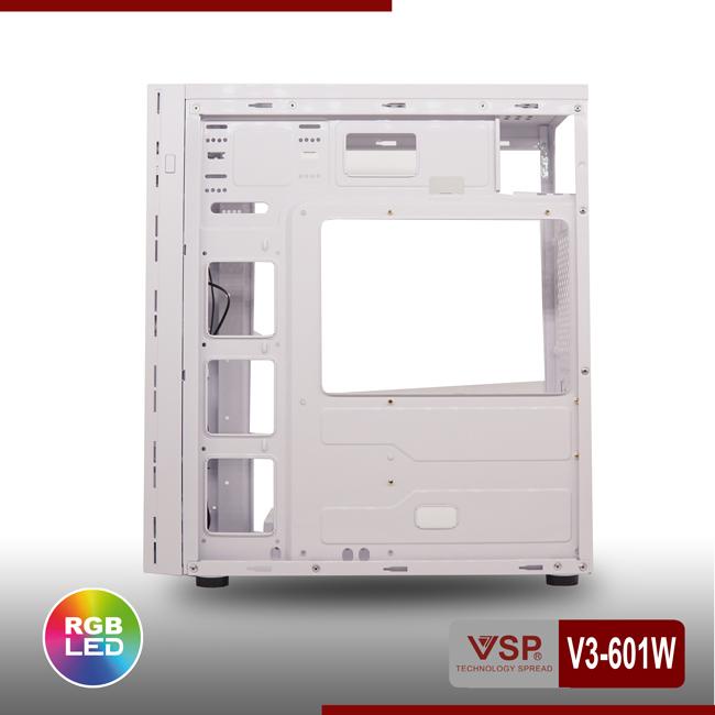 Vỏ Case Máy Tính VSP V3-601W Trắng