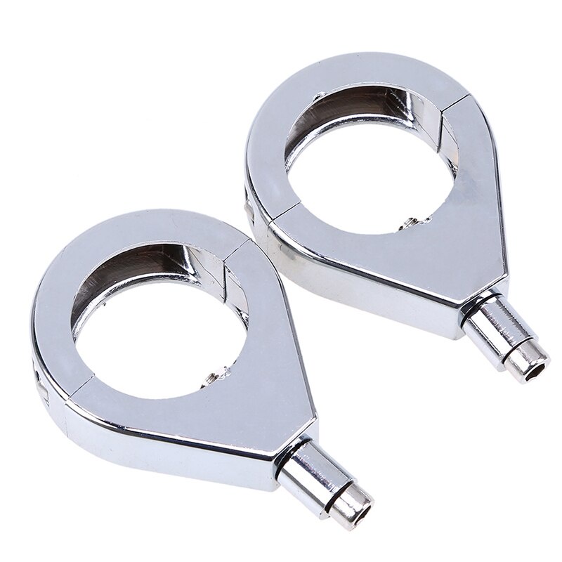 Phong cách nóng bỏng 1 cặp 39mm 41mm kẹp phuộc xe máy di chuyển đèn báo rẽ đèn báo giá đỡ giá đỡ cho harley cafe racer còn hàng
