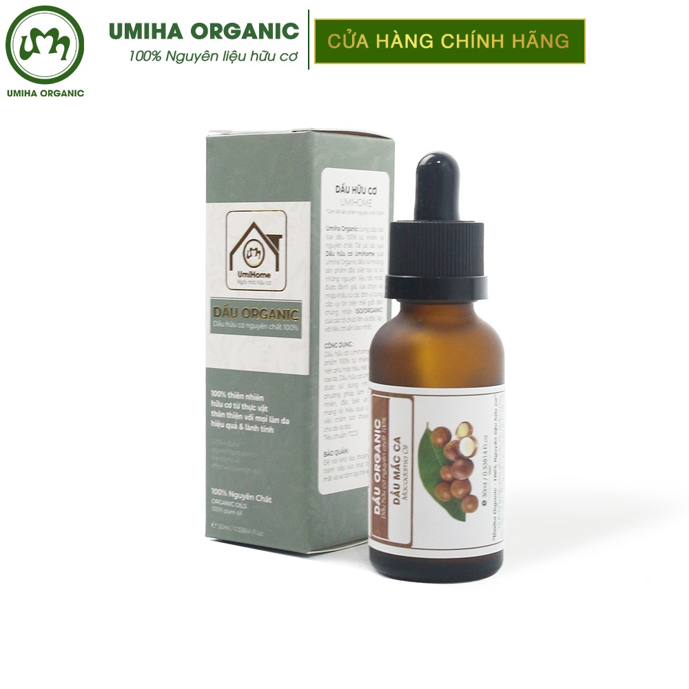 Dầu Macadamia UMIHOME nguyên chất 30ml Dưỡng tóc và dưỡng ẩm làm mền da hiệu quả