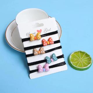 Dây cột tóc đính nơ thiết kế đơn giản phong cách nhật bản