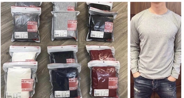 BÁN SỈ ÁO GIỮ NHIỆT CỔ TRÒN CHO NAM | BigBuy360 - bigbuy360.vn