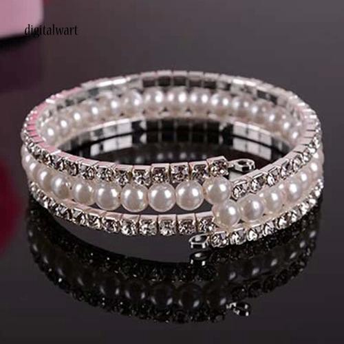 Vòng chuỗi đeo tay thiết kế hạt ngọc trai nhân tạo sang trọng quý phái dành cho nữ | BigBuy360 - bigbuy360.vn