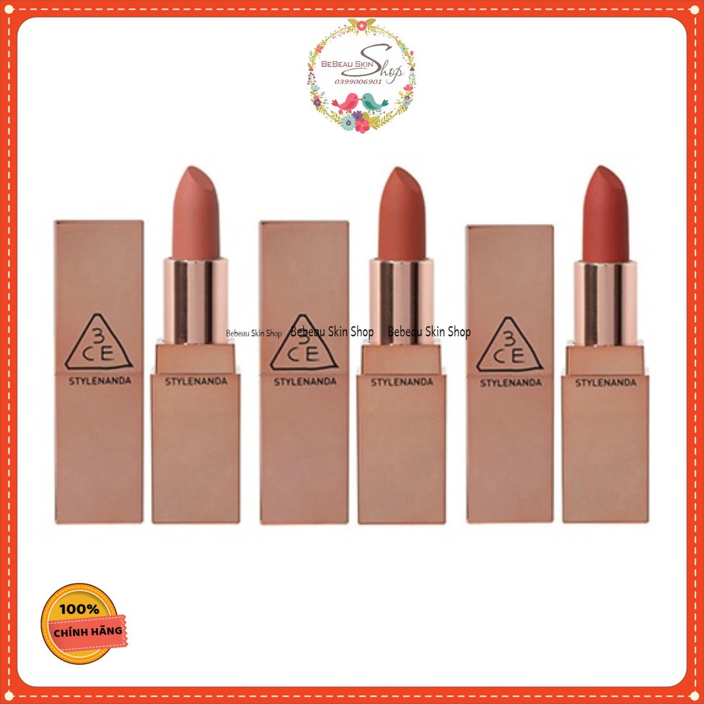 (Sẵn) Son thỏi 3ce matter lip color phiên bản đặc biệt