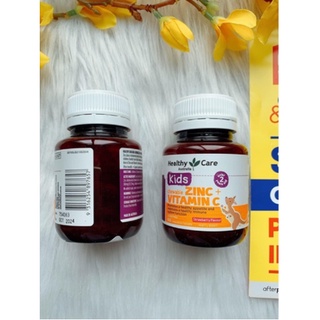 Lọ c kẽm 60viên, bổ sung vitamin c và kẽm cho bé