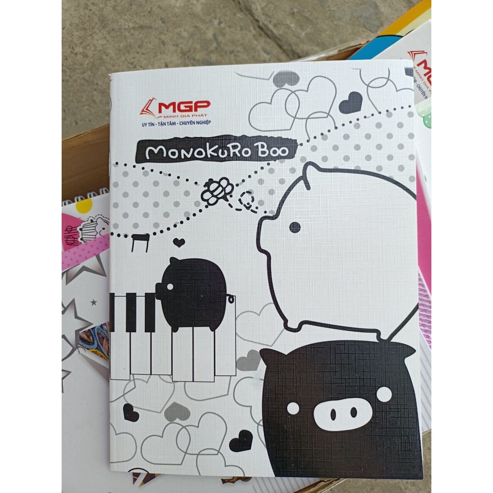 ( 1 Lốc ) Tập Vở Heo 96 200 Trang KT:158x205mm Độ Dày 70 Gsm ( Hơi Mỏng ) Minh Gia Phát Camshop