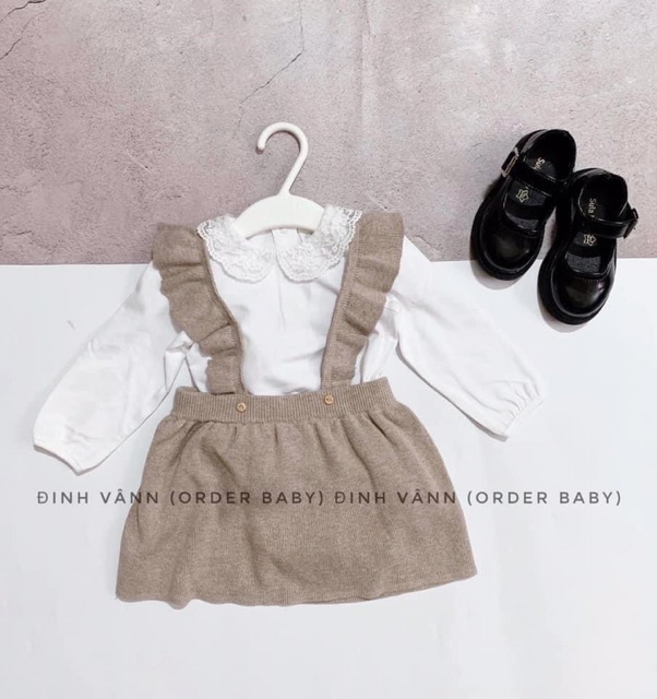 Yếm len nâu tây Hm