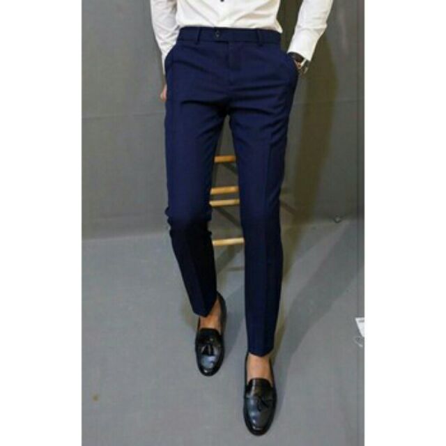 Quần Âu Nam co giãn kiểu dáng hàn quốc ( màu xanh than) - MA56 | BigBuy360 - bigbuy360.vn