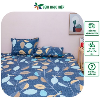 Bộ ga chun kèm 2 vỏ gối poly cotton, giá xả kho. Khách được chọn mẫu