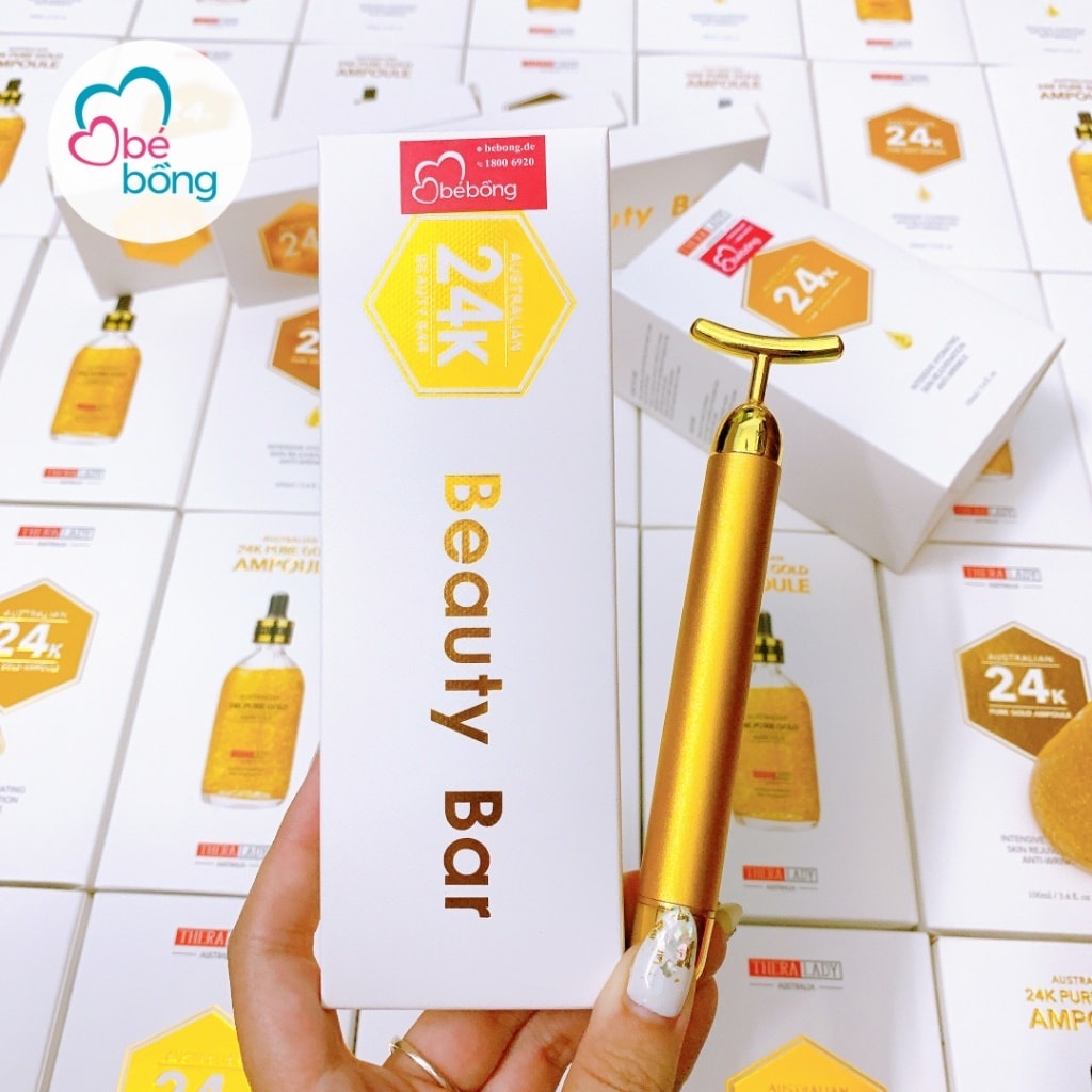 Serum vàng 24k Pure Gold 100ml tặng kèm thanh lăn