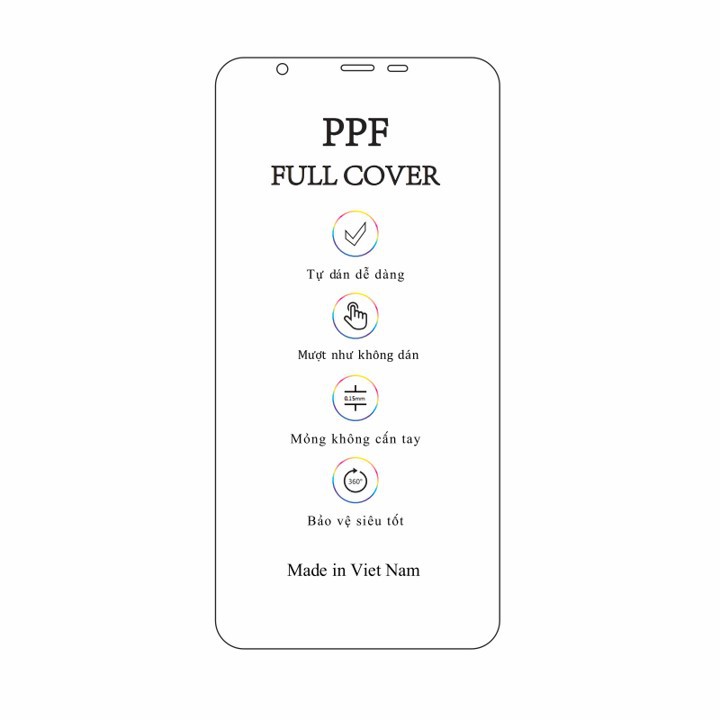 Dán dẻo PPF Bphone 3 mặt trước
