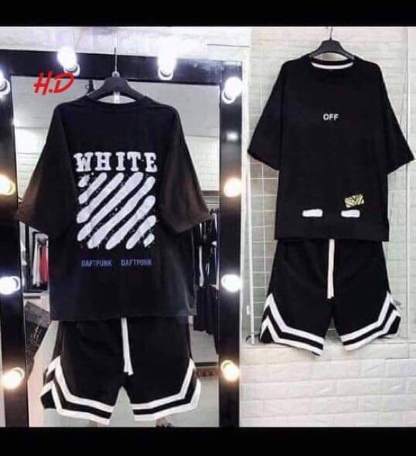 Bộ đùi nam áo White kèm quần V HDA0619 | BigBuy360 - bigbuy360.vn