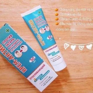 Kem chống nắng dưỡng trắng da của Nga SPF 30+