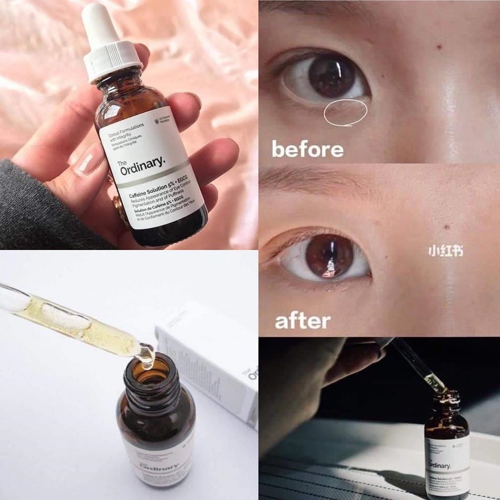 Serum dưỡng mắt, giảm quầng thâm - Caffeine Solution 5% + EGCG – The Ordinary