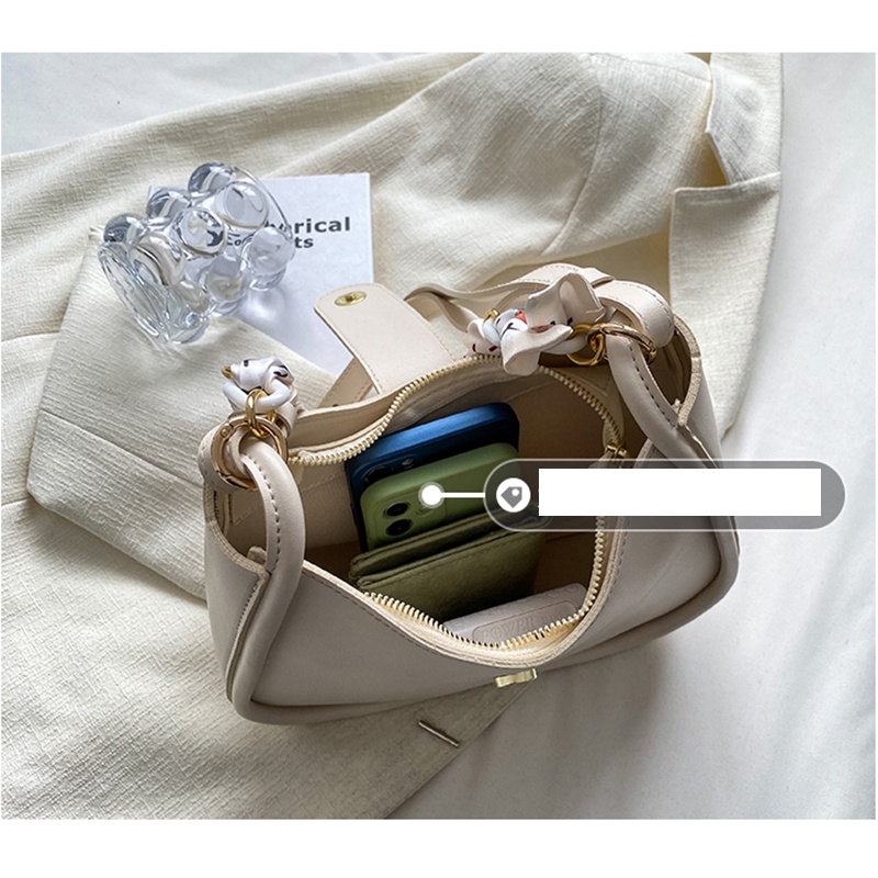 IELGY Túi Đeo Chéo Vai Bằng Lụa Thời Trang Hàn Quốc Sành Điệu Cho Nữ